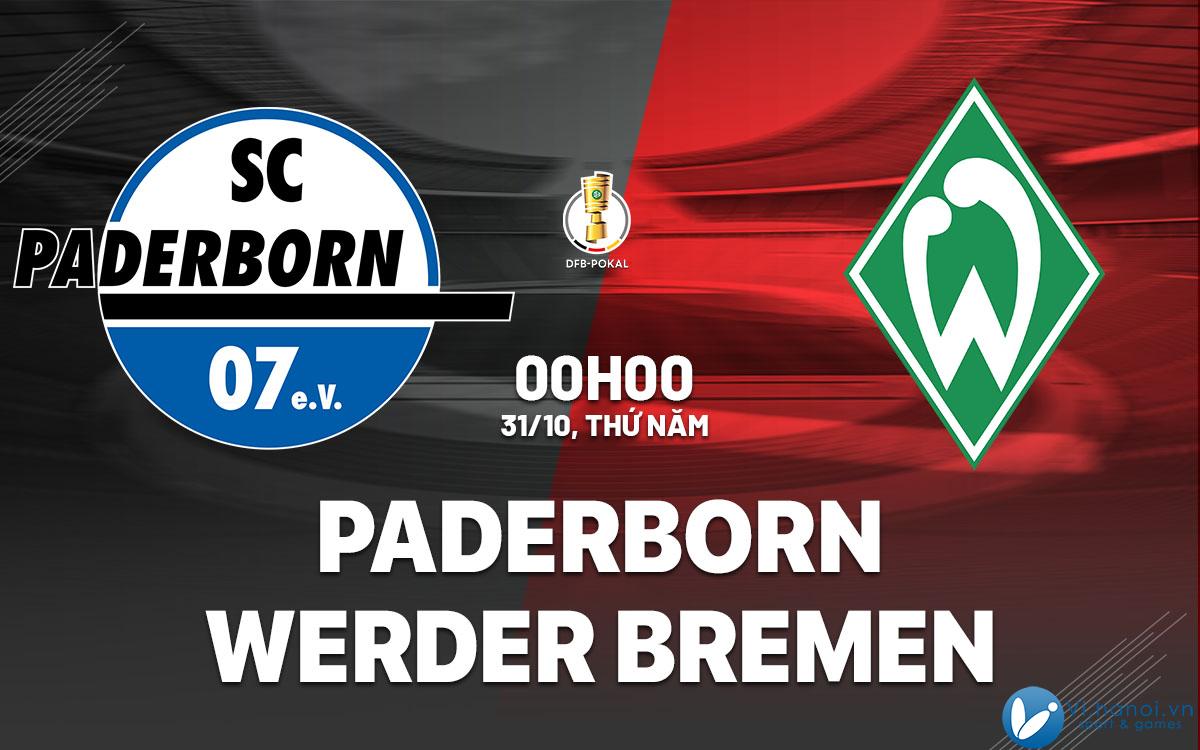 Dự đoán bóng đá hôm nay Paderborn vs Werder Bremen