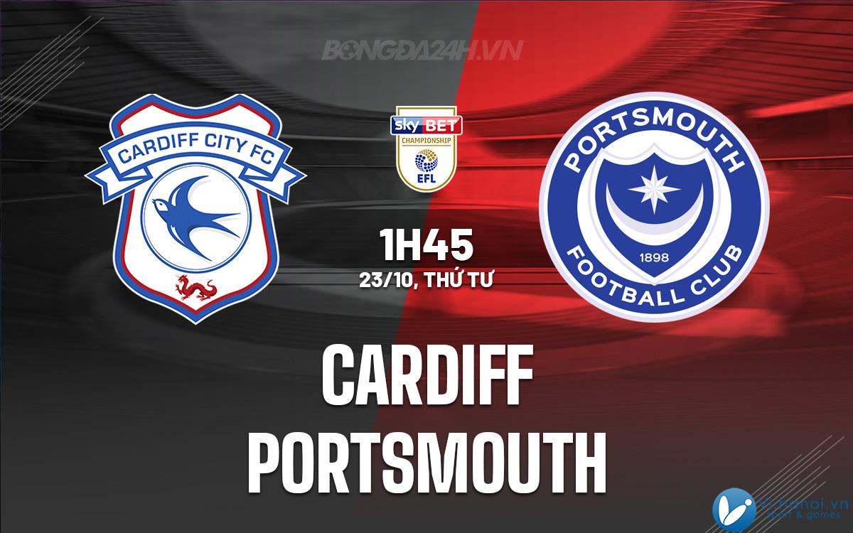 Cardiff đấu với Portsmouth