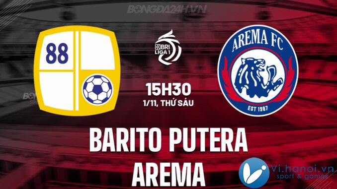 Barito Putera vs Arema