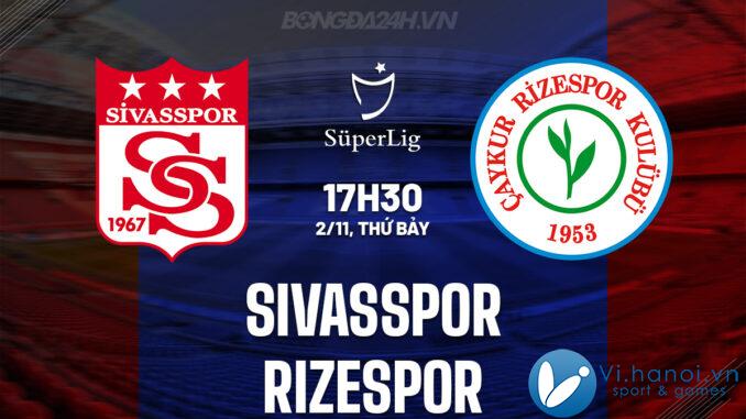 Sivasspor vs Rizespor