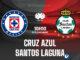 Cruz Azul đấu với Santos Laguna