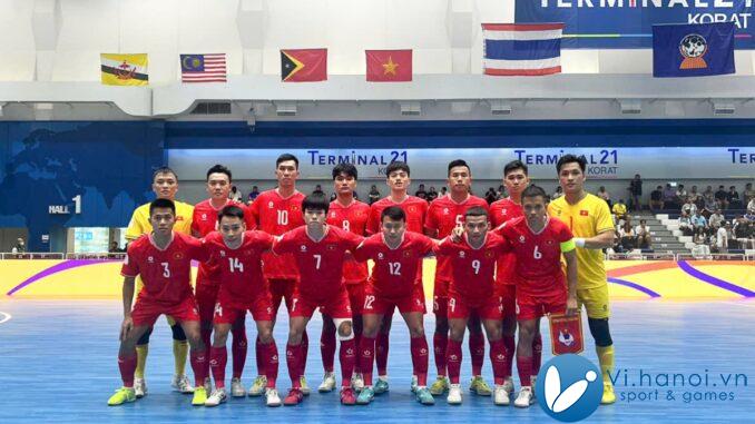 Đội tuyển futsal Việt Nam tranh tài ở giải Đông Nam Á 2024