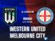 Western United vs Thành phố Melbourne