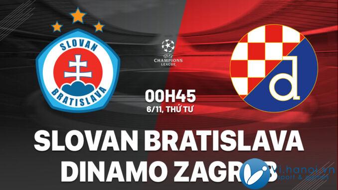 Dự đoán Slovan Bratislava vs Dinamo Zagreb Cup C1 Châu Âu Champions League hôm nay