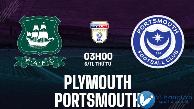 Dự đoán bóng đá hay nhất trận Plymouth vs Portsmouth hôm nay