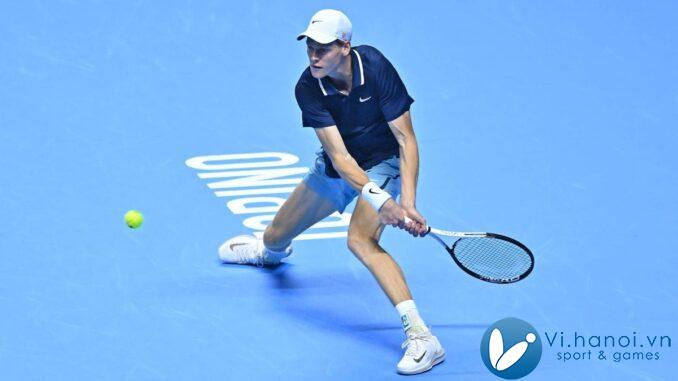 Sinner thể hiện sức mạnh tại ATP Finals 

