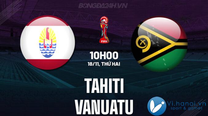 Tahiti vs Vanuatu