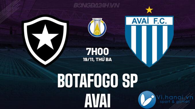 Botafogo SP vs Avai