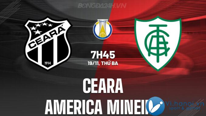 Ceara đấu với America Mineiro