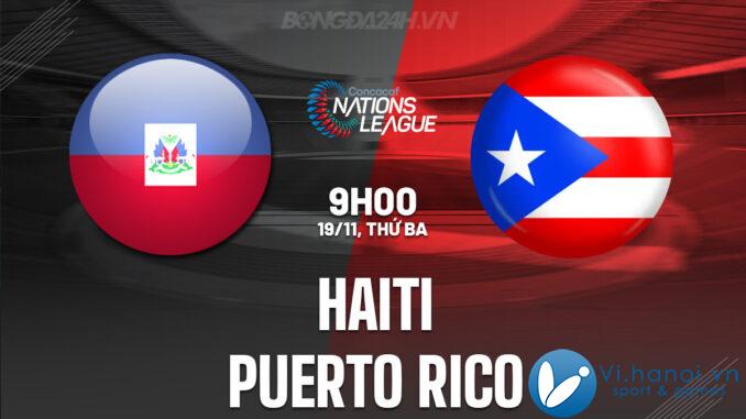 Haiti đấu với Puerto Rico