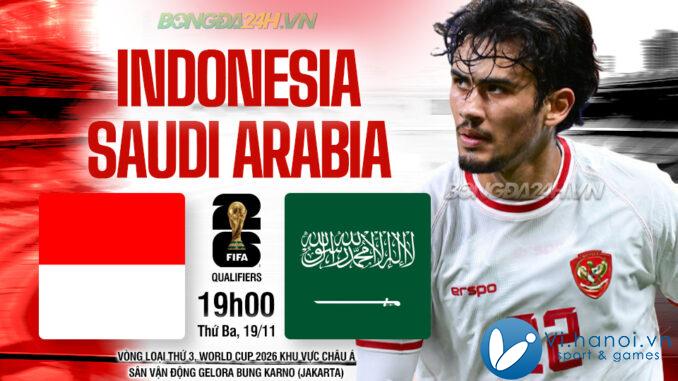 Indonesia vs Ả Rập Saudi