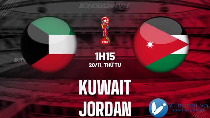 Kuwait đấu với Jordan