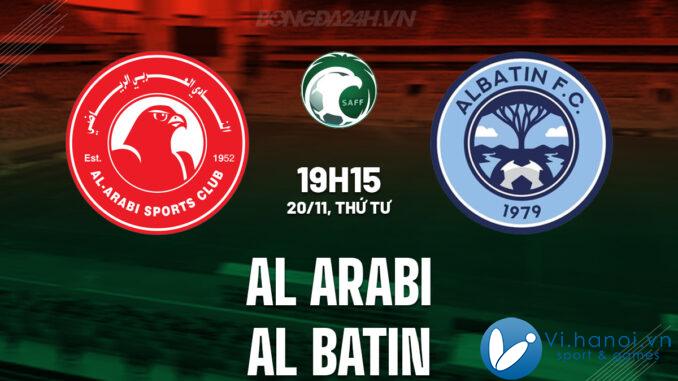 Ả Rập vs Al Batin