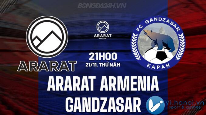 Ararat Armenia vs Gandzasar