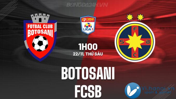 Botosani vs FCSB