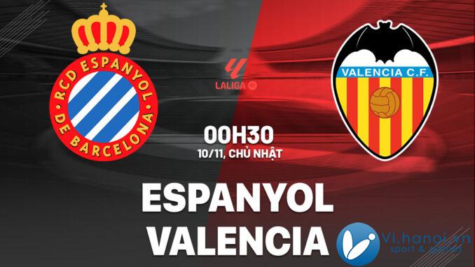 Soi kèo bóng đá Espanyol vs Valencia ngày hôm nay