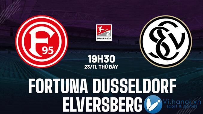 Soi kèo bóng đá Fortuna Dusseldorf vs Elversberg hôm nay 2