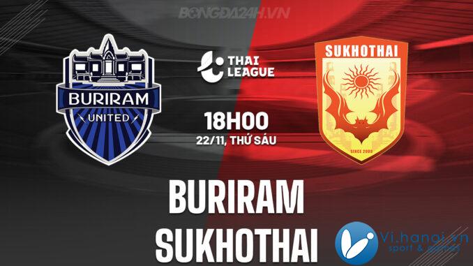 Buriram vs Sukhothai