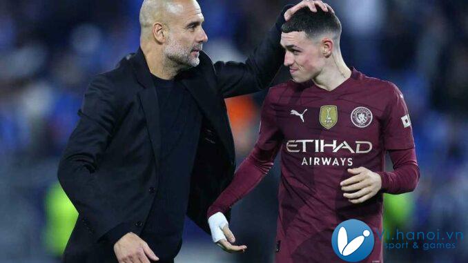 Pep Guardiola Phil Foden