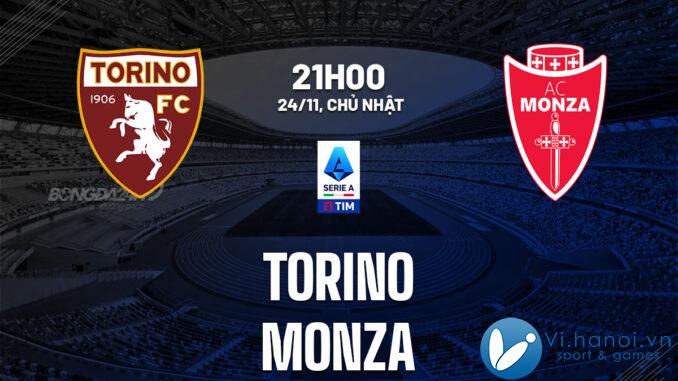 Soi kèo Torino vs Monza vdqg italia serie hôm nay