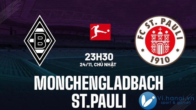 Soi kèo bóng đá hôm nay Monchenladbach vs StPauli vdqg duc bundesliga