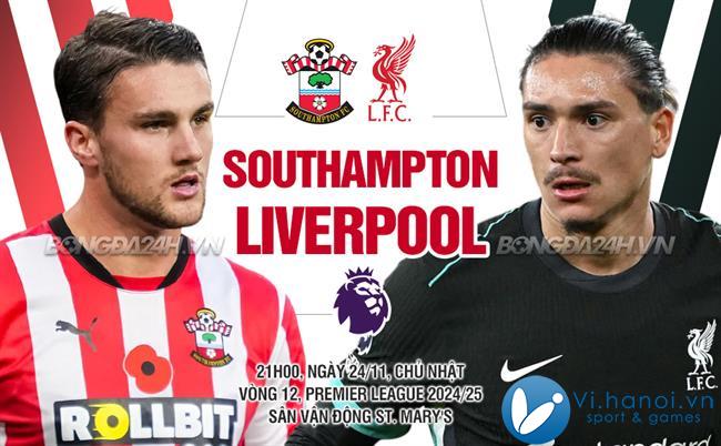 Southampton đấu với Liverpool