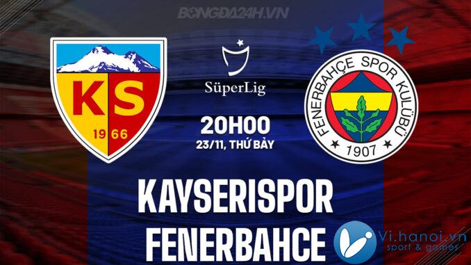 Kayserispor vs Fenerbahce