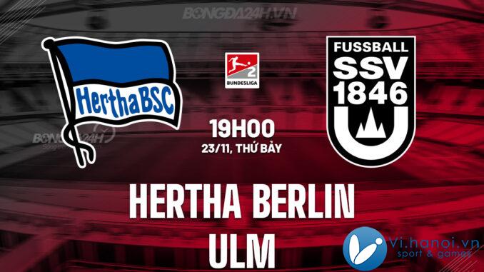 Hertha Berlin vs Ulm