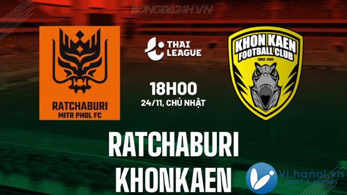 Ratchaburi vs Khonkaen