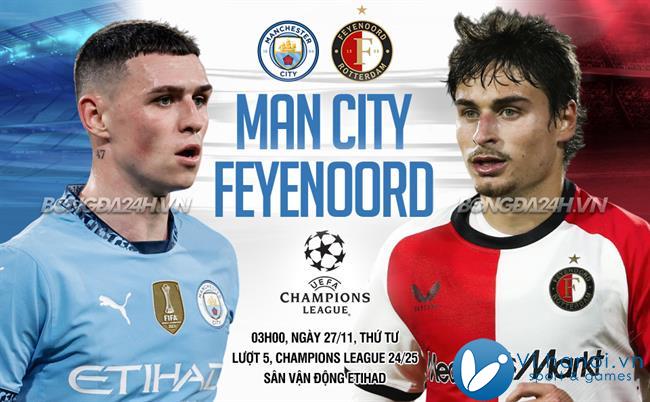 Man City đấu với Feyenoord