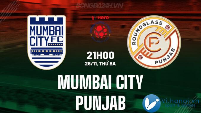 Thành phố Mumbai vs Punjab