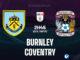 Burnley đấu với Coventry