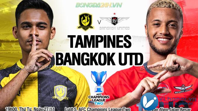 Tampines Rovers vs Bangkok United