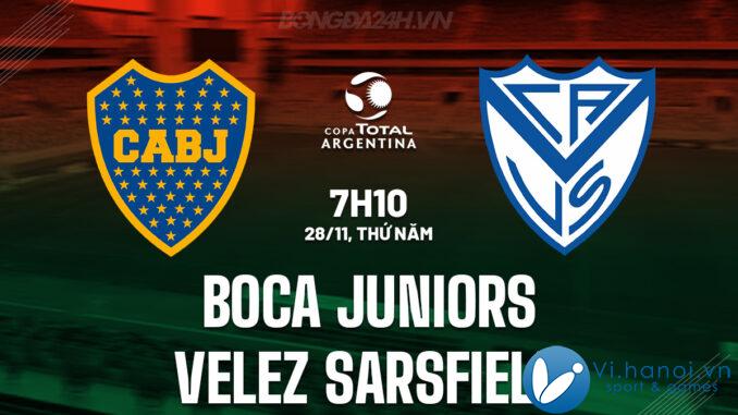 Boca Juniors vs Velez Sarsfield