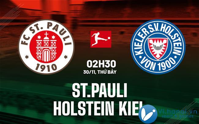 Dự đoán bóng đá StPauli vs Holstein Kiel vdqg duc bundesliga hôm nay