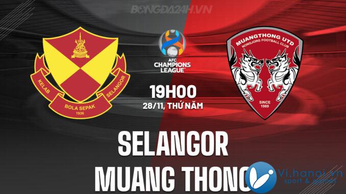 Selangor vs Muang Thong