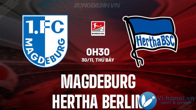 Magdeburg đấu với Hertha Berlin