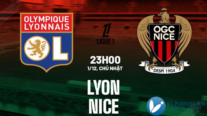 Soi kèo bóng đá Lyon vs Nice vdqg phap ligue 1 hôm nay