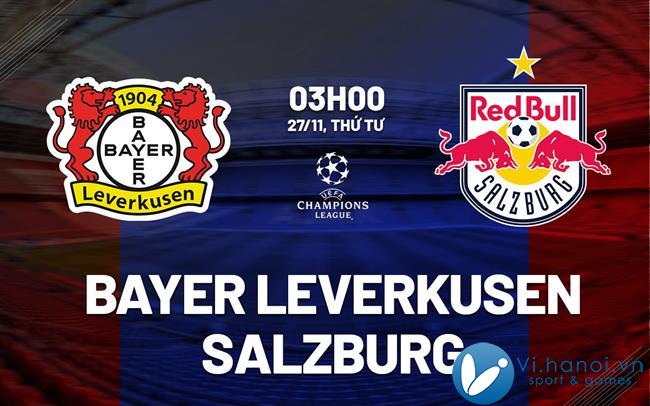 Dự đoán bóng đá Bayer Leverkusen vs Salzburg cup c1 au league hôm nay