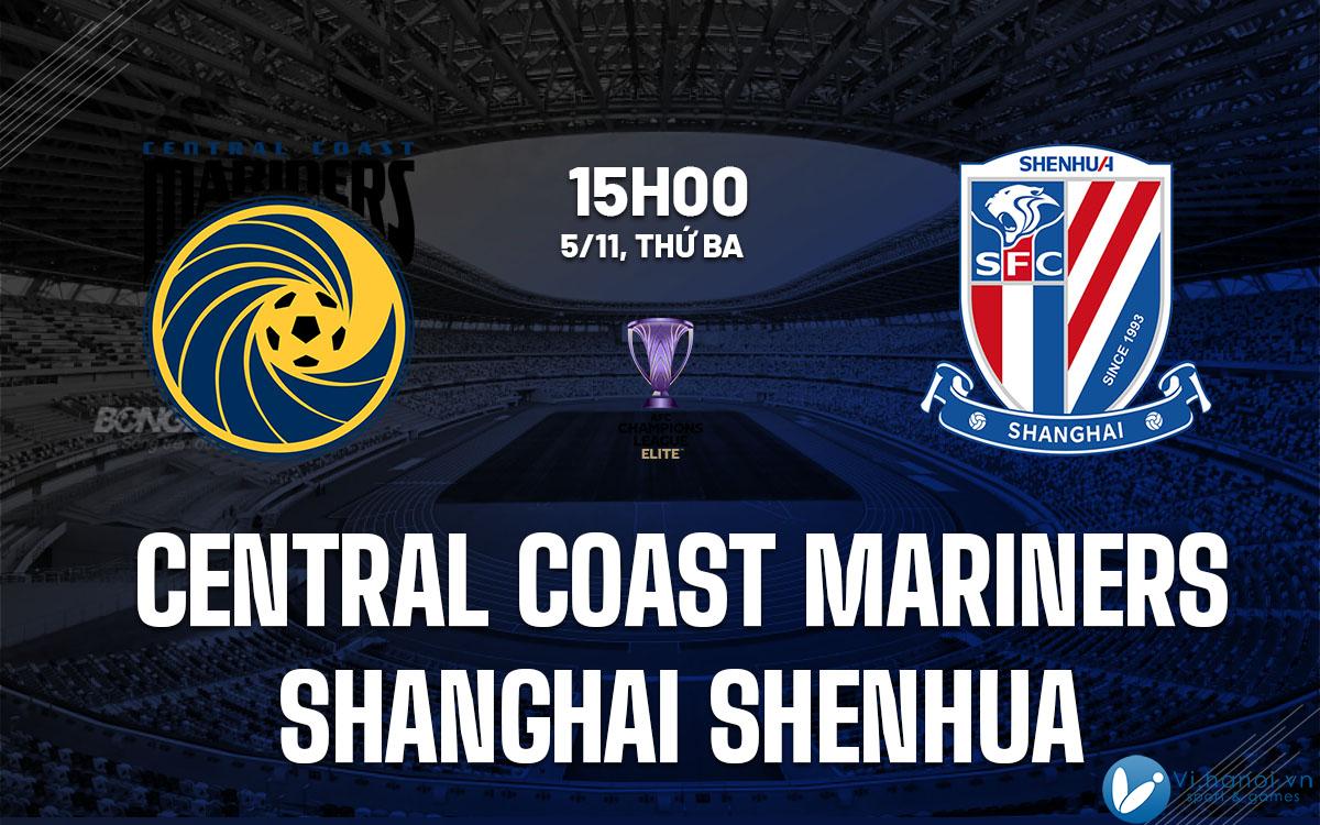 Dự đoán bóng đá Central Coast Mariners vs Shanghai Shenhua cup c1 AFC Champions League ưu tú hôm nay