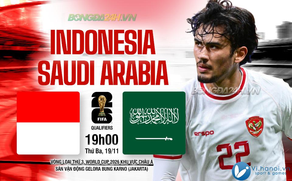 Indonesia vs Ả Rập Saudi