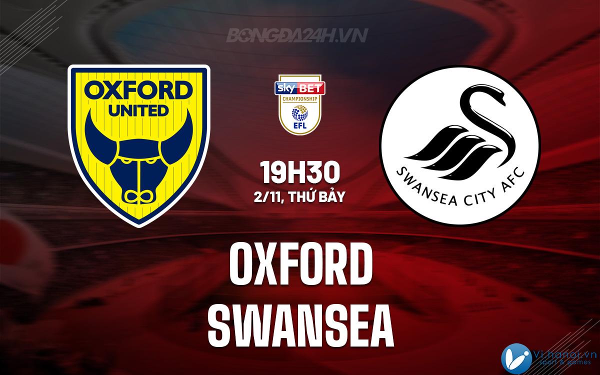 Oxford United đấu với Swansea