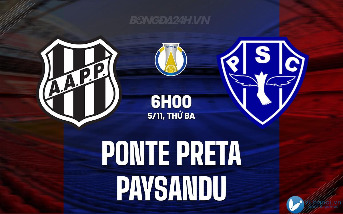 Ponte Preta vs Paysandu