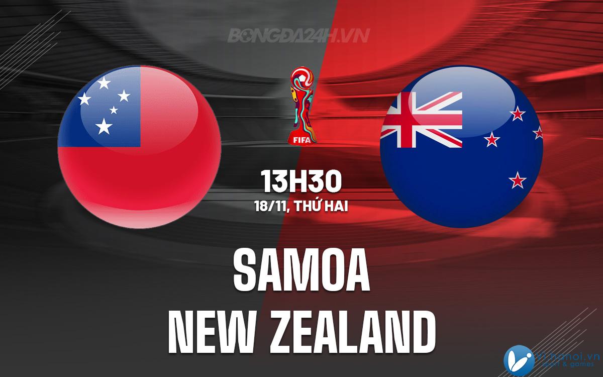 Samoa vs New Zealand