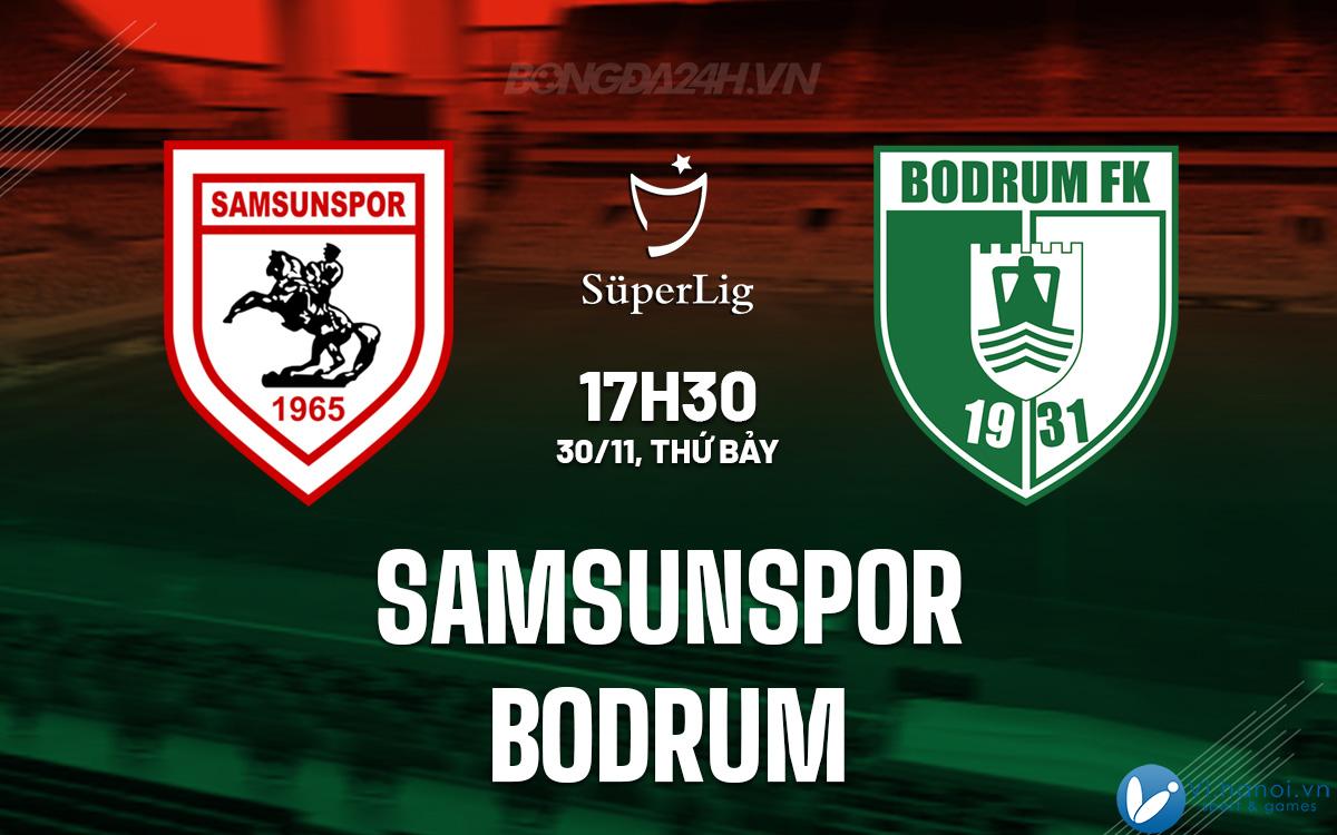 Samsunspor vs Bodrum