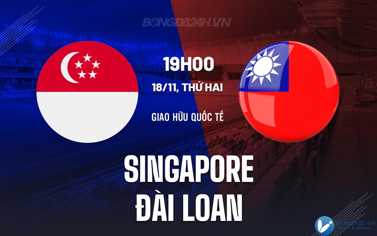 Singapore vs Đài Loan