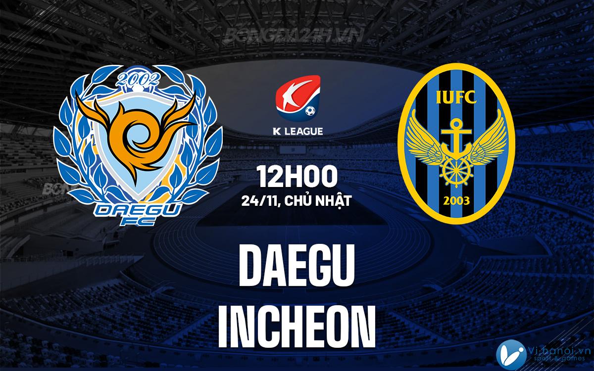 Daegu vs Seoul