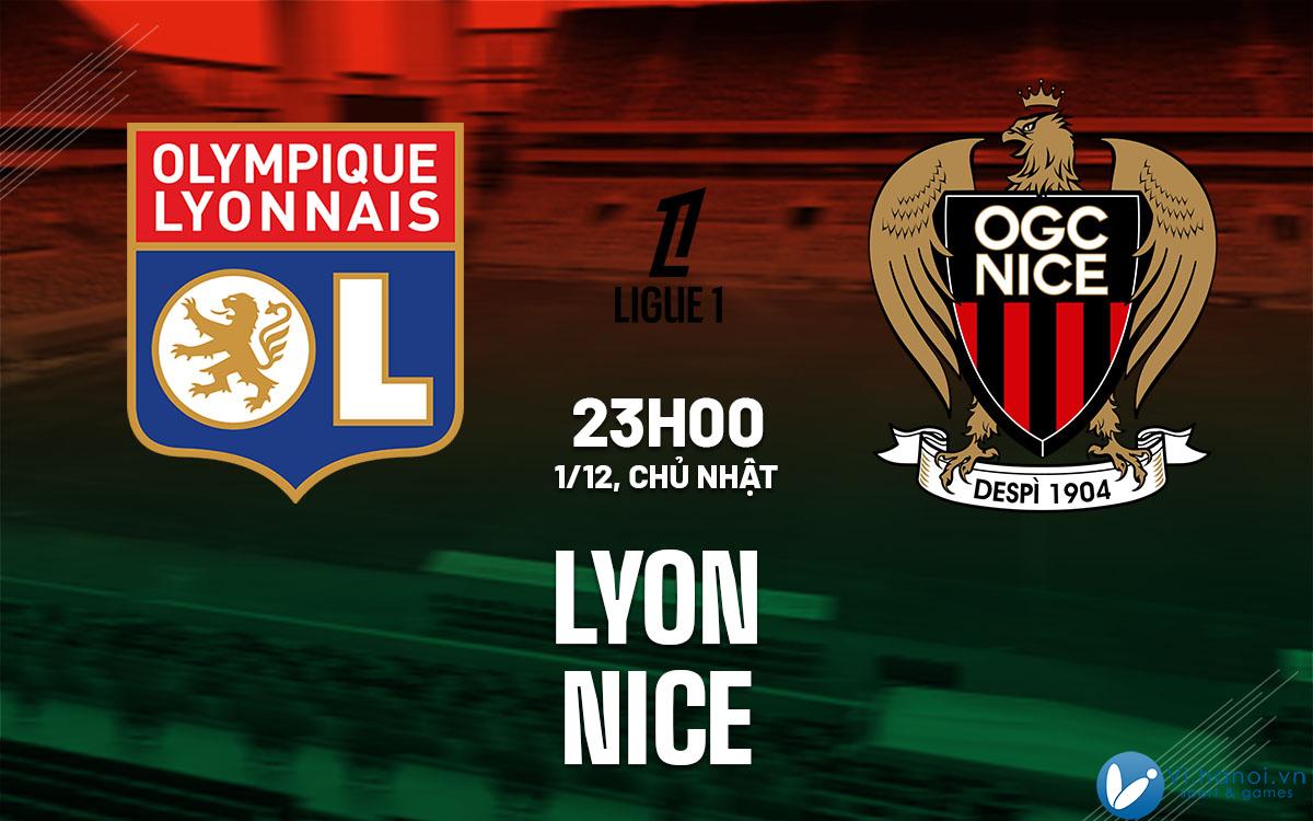 Soi kèo bóng đá Lyon vs Nice vdqg phap ligue 1 hôm nay