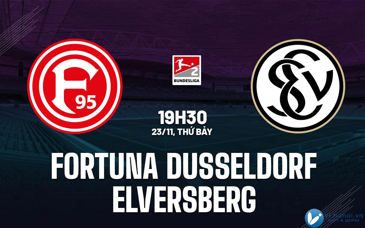 Soi kèo bóng đá Fortuna Dusseldorf vs Elversberg hôm nay 2