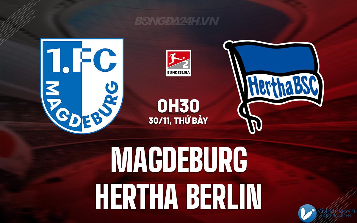 Magdeburg đấu với Hertha Berlin